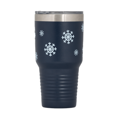 Santa's Coffee Snowflake Tumbler - 30oz