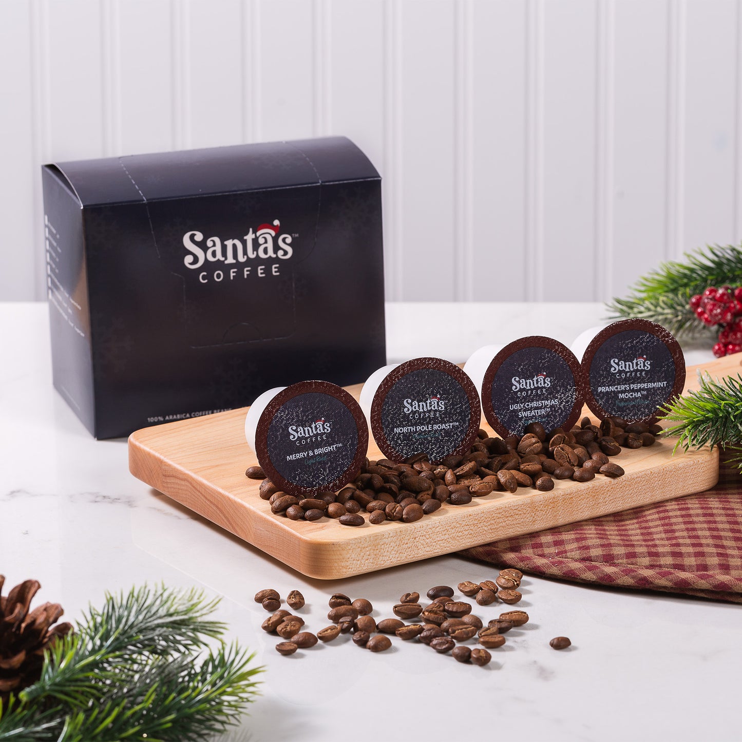 Santa's Coffee Variety 12 K-cup Box