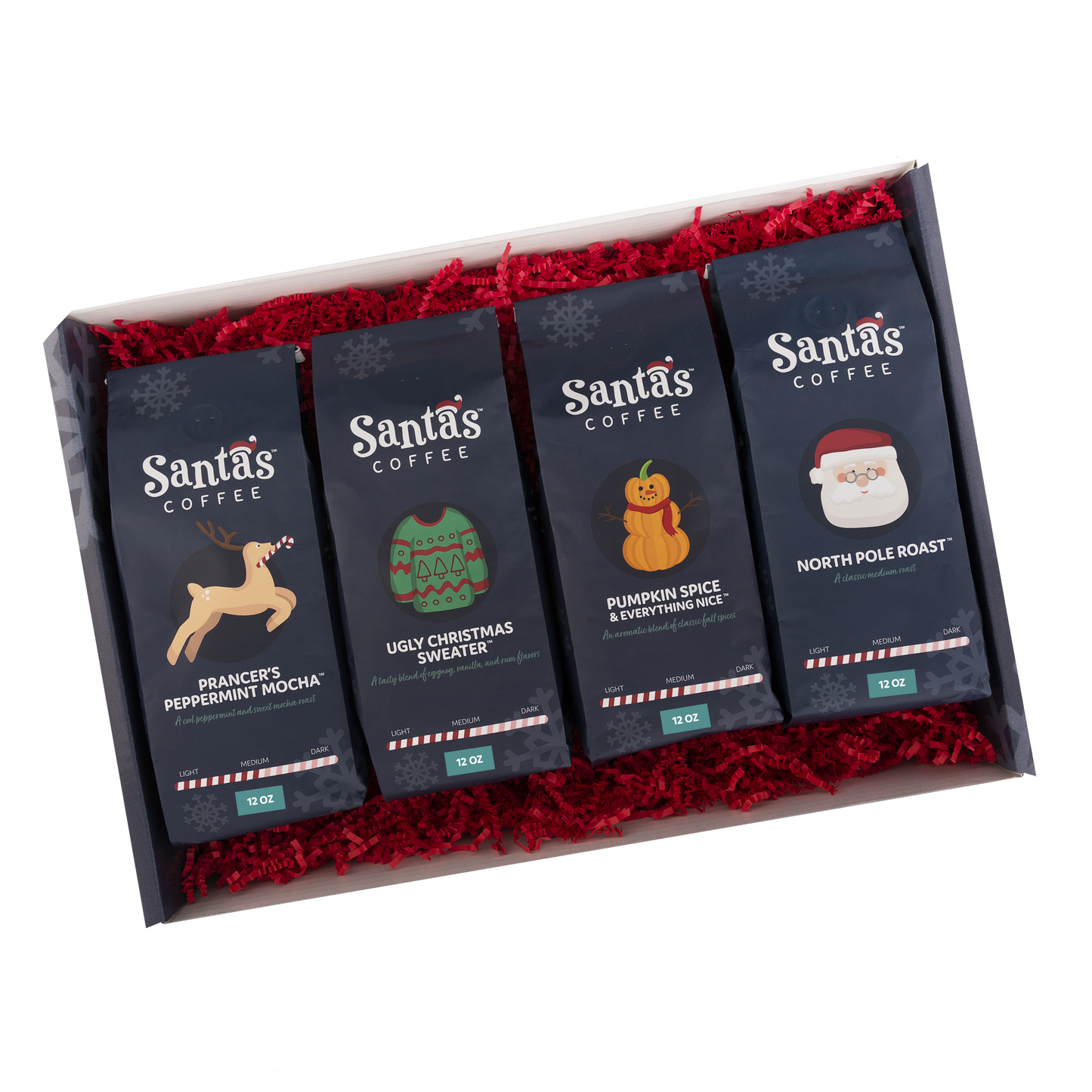 Santa's Coffee Seasonal Blends Variety Box