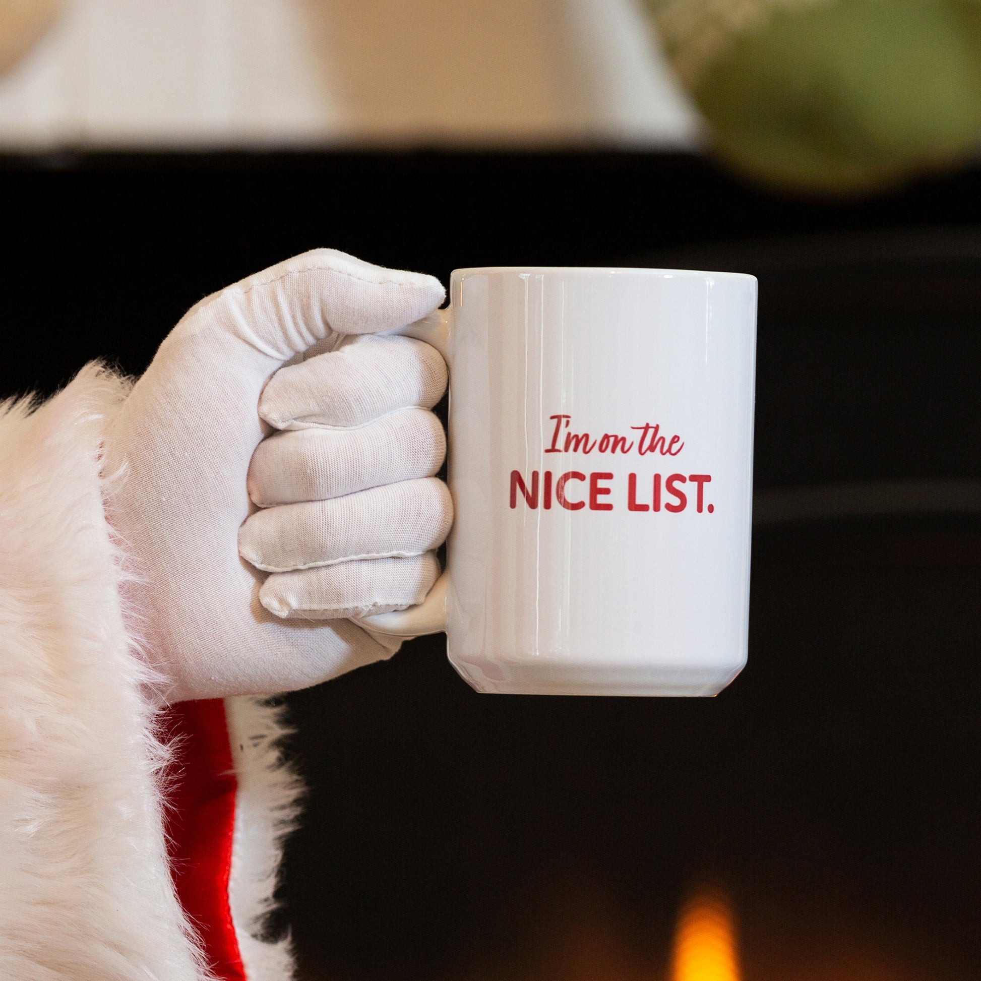 Santa's Coffee Nice List Mug