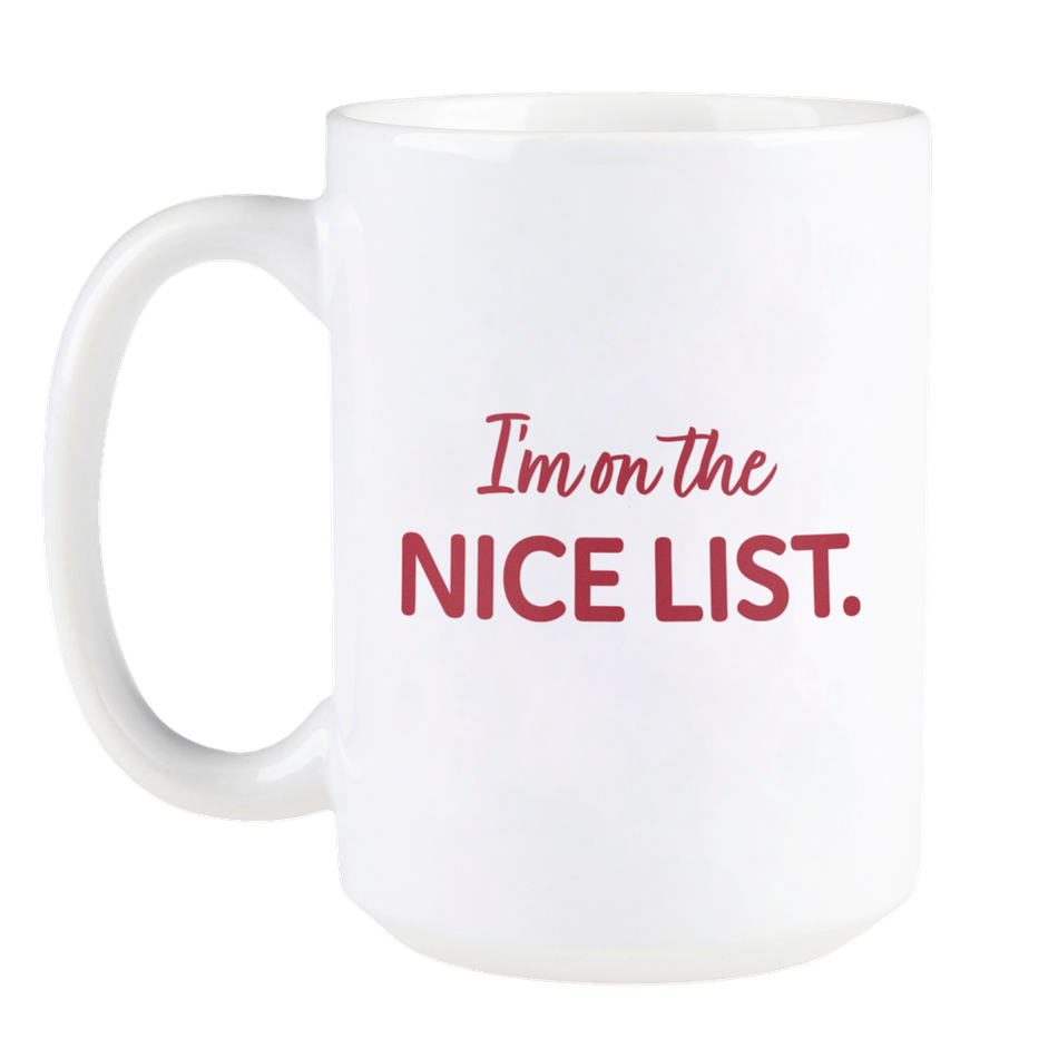 Santa's Coffee Nice List Mug