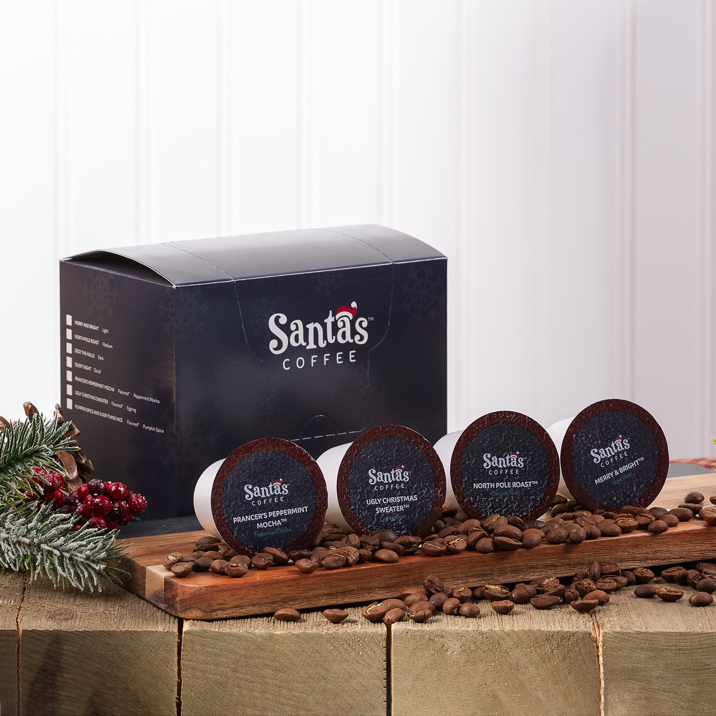 Santa's Coffee Variety 12 K-cup Box