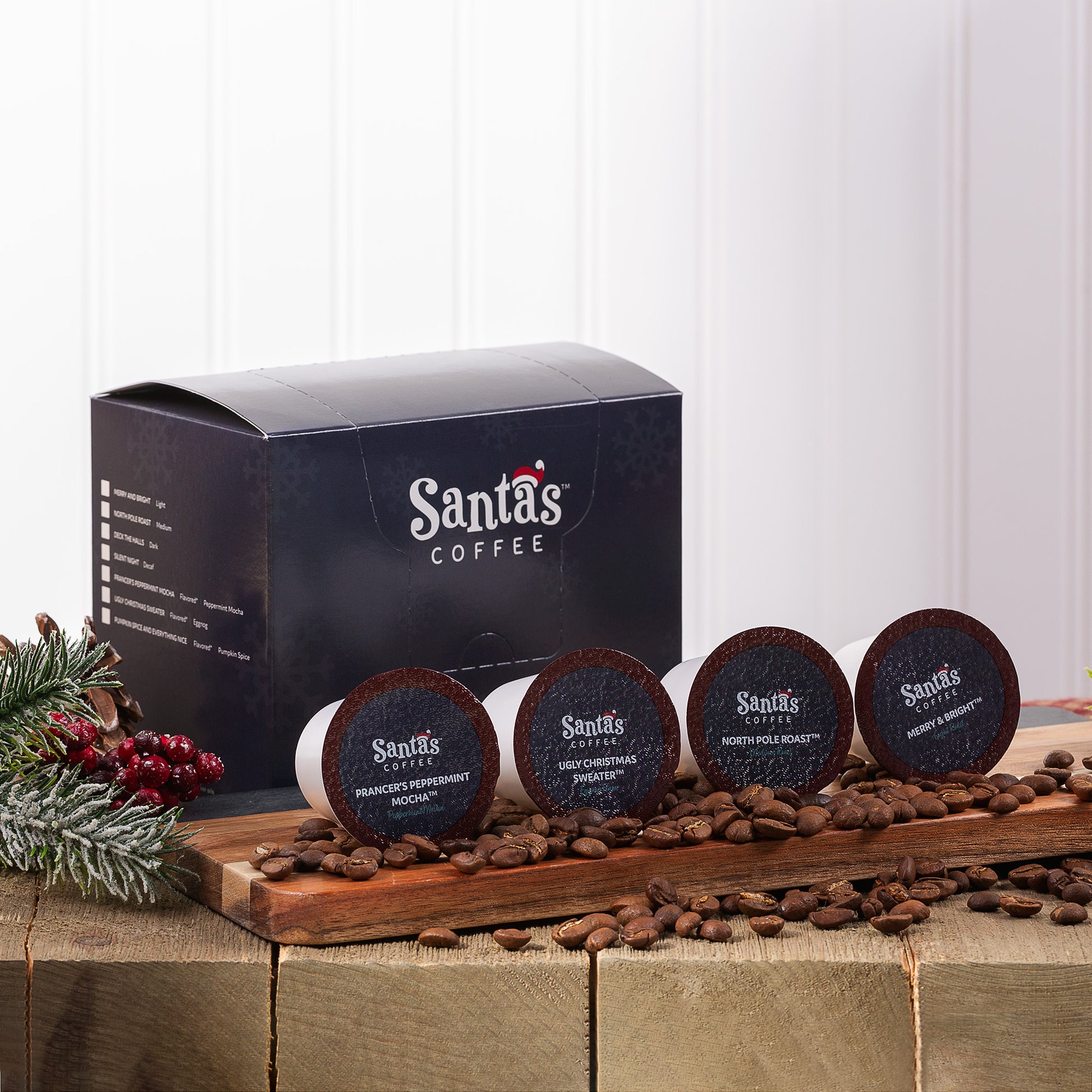 Santa's Coffee Variety 12 K-cup Box