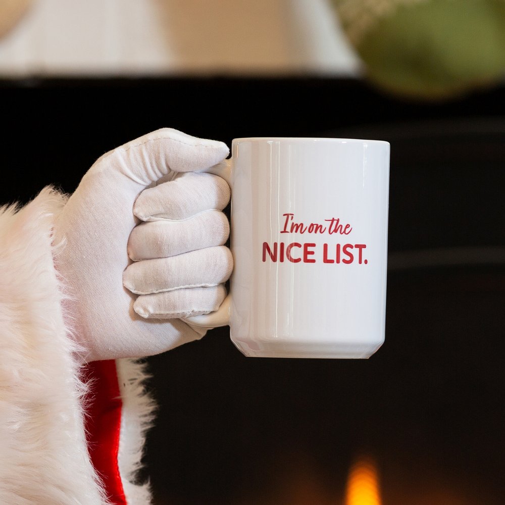 Santa's Coffee Nice List Mug