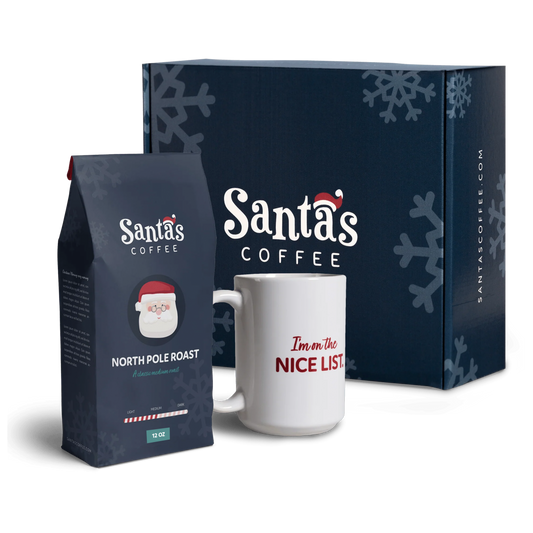 Santa's Coffee Nice List Coffee Gift Box