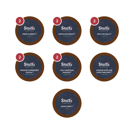Santa's Coffee Variety 12 K-cup Box