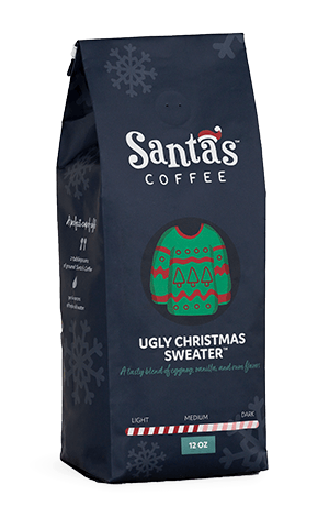 Santa's Coffee - Ugly Christmas Sweater Eggnog Flavored Roast